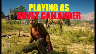 Red Dead Redemption 2  Playing as Davey Callander [upl. by Gascony]