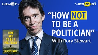 Rory Stewart on Politics Ambition and Making a Difference [upl. by Abbi809]