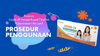 How to use a Covid19 Self Test Kit  Raycus Antigen Rapid Test Kits Malay Version [upl. by Gabrila]