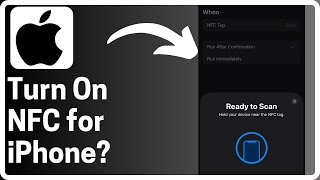 How To Turn On NFC On iPhone  Full Guide [upl. by Thessa680]