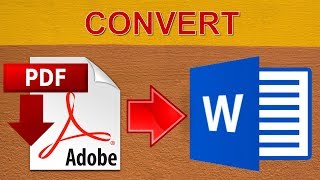 Online Convert PDF To Word Doc [upl. by Burgener]