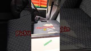 Pickup sleeper cabinpickup 17 hd container bodypickup cabin modifiedshorts pickup viralvideo [upl. by Siram]