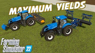 FS22 How To Maximize Grass Yield  Farming Simulator 22 [upl. by Gillett]