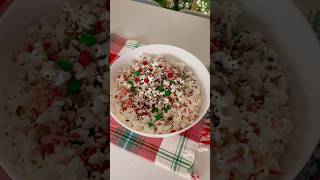 ASMR CHRISTMAS POPCORN asmr snackmix christmas christmastreats christmassnacks popcorn [upl. by Tamaru239]