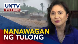 Former VP Leni nanawagan ng tulong para sa mga kababayan sa Naga na apektado ng Bagyong KristinePH [upl. by Heiner]