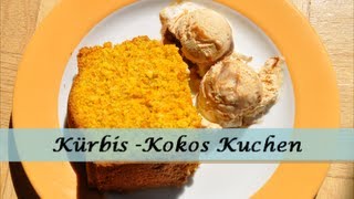 KürbisKokos Kuchen [upl. by Hawk627]