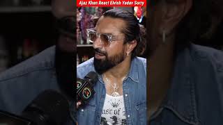 Ajaz Khan React On Elvish Yadav amp rajat Dalal l ajaz khan interview l shorts youtubeshorts [upl. by Esdras]