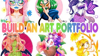 How to Make an Art Portfolio Website [upl. by Dyana]