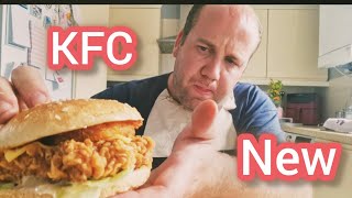 NEW KFC BUFFALO TOWER BURGER Review [upl. by Eltsyek]