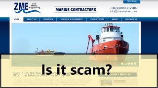 Zion Marine Engineering  is it scam or legit company [upl. by Loralie]