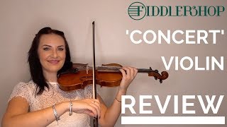 My Review amp Thoughts on the Fiddlerman 3 CONCERT Violin [upl. by Adlitam965]