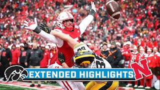 Iowa at Nebraska  Extended Highlights  Big Ten Football  Nov 24 2023 [upl. by Leahpar]