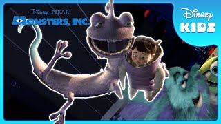 Sulleys Epic Door Chase  Monsters Inc  Disney Kids [upl. by Zere566]