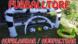 quotFUßBALLTORE  AUFBLASBAR  AUSFALTBARquot Vorstellung [upl. by Alakcim69]