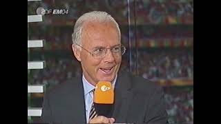 EURO 2004 EM Finale Halbzeitanalyse Portugal vs Griechenland Portugal vs Greece [upl. by Wane458]