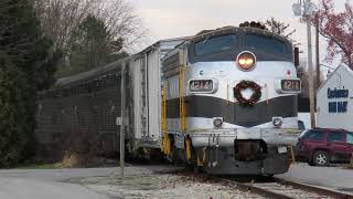 4K Nickel Plate Express quotReindeer Ridequot 112821 [upl. by Ibur]