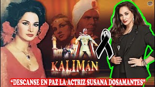 QUÉ FUE DE MUR1Ó SUSANA DOSAMANTES BELLA ACTRIZ QUE PARTICIPÓ EN LA PELÍCULA “KALIMÁN” DE 1972 [upl. by Roid]