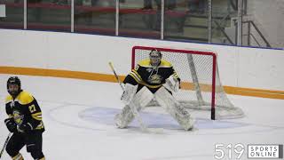 GOJHL  KitchenerWaterloo Siskins vs Cambridge RedHawks [upl. by Olethea]