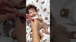 😍 Do you like this baby reborn rebornbaby reborndoll shortvideo [upl. by Einnij]