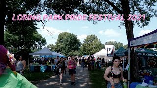 4K walkthrough Loring Park  Pride festival 2021 in Loring Park  Minneapolis walk with Real sounds [upl. by Dannel862]