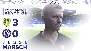 “A BIG WIN AND PERFORMANCE”  JESSE MARSCH REACTION  LEEDS UNITED 30 CHELSEA  PREMIER LEAGUE [upl. by Kerwon]