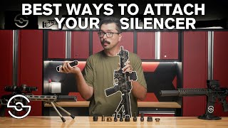 Quick Detach Vs Direct Thread Suppressors Best Ways To Attach a Suppressor [upl. by Jezreel]