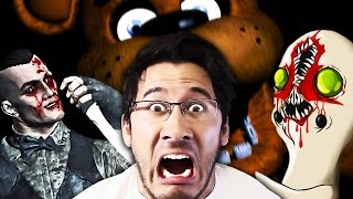 Random Horror Reaction Compilation 9 Five Nights at Freddys Outlast SCP and MORE [upl. by Panther809]