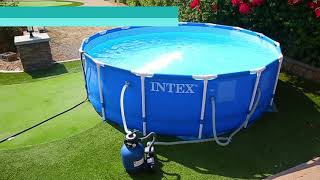 XtremepowerUS 75132 13quot Sand Filter Above Ground Pools 2400GPH with Pool Pump 10000GAL Capacity [upl. by Shanks707]