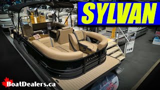 Sylvan pontoon boats at tibs2024 boatshow [upl. by Nilat]