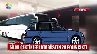 SİLAH ÇEKTİKLERİ OTOBÜS POLİS ARACI ÇIKTI [upl. by Yrrah]