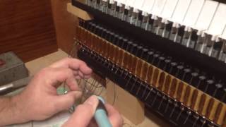 Converting the Wyvern Exeter Organ  part 20 Actually Wiring the KBs [upl. by Eiramrefinnej236]