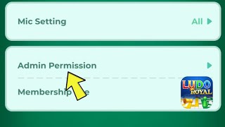 how to change room admin permission Ludo Royal game  Ludo Royal chat room me admin permission badle [upl. by Eilyah784]