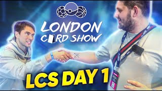 THE LONDON CARD SHOW VLOG  PC PICK UPS BUYING AND SELLING BIG CARDS [upl. by Nyahs]