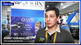 Safir Makine Mühendisi Ahmet Karabacak Istanbul Jewelry Show October 2024ü Değerlendirdi [upl. by Suiramad786]