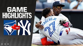 Blue Jays vs Yankees Game Highlights 8424  MLB Highlights [upl. by Akyre]