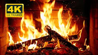 🔥 Cozy Fireplace 4K 12 HOURS Fireplace with Crackling Fire Sounds Crackling Fireplace 4K [upl. by Gnouh]