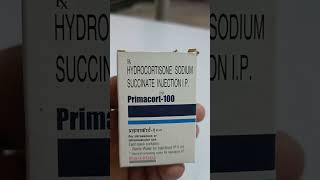 Primacort 100 Hydrocortisone Sodium succinate injection IP [upl. by Asilenna422]