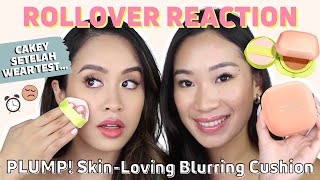 ROLLOVER REACTION Plump SkinLoving Blurring Cushion FULL REVIEW  WEAR TEST [upl. by Neslund]