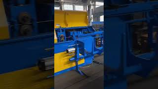 High Speed Rebar Unwinder Straightener and Cutter for steel mesh welding plant wirestraightener [upl. by Maroney]