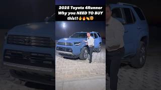 Five Reasons Why You NEED to Buy the NEW 2025 Toyota 4Runner [upl. by Noet]