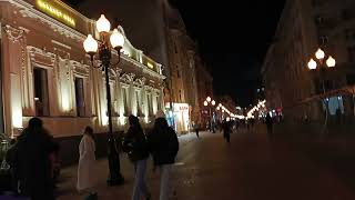 арбат улица в Москве Moscow Arbat Street Russia Moskova Rusya [upl. by Tolecnal]