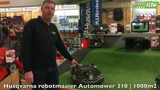 Husqvarna robotmaaier Automower 310  1000m2  BTN de Haas [upl. by Barren]