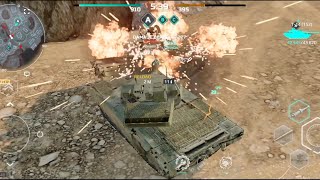 Tryout T14 Armata 152mm gun in online  MWT Tank Battles [upl. by Eidnahs]