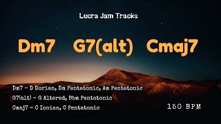 Jazz 251 Backing Track In C Major  150 bpm [upl. by Miguelita]