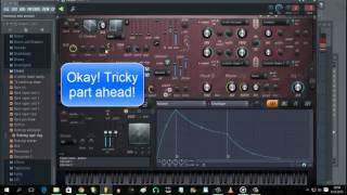 How to make easy Pad sound with Harmor FL Studio tutorial [upl. by Aihseyk973]