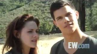 Taylor Lautner amp Kristen Stewart EW Cover Shoot Full [upl. by Notgnirra]