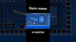 Falling down the stairs meme gd memes geometrydash funny [upl. by Courtund978]