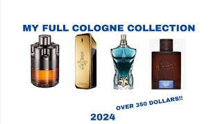 MY FULL COLOGNE COLLECTION 2024 [upl. by Aynom967]