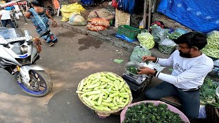 Sabji Market Miraroad  Bike ride Vlog [upl. by Leonor]