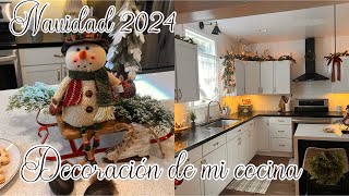 NUEVA DECORACIÓN NAVIDEÑA 2024  DECORACIÓN DE MI COCINA  NAVIDAD TRADICIONAL [upl. by Tacklind]